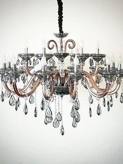 โคมไฟระย้าคริสตัล MD9301-12+6