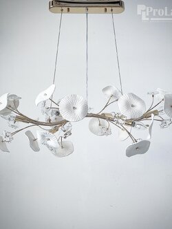 โคมไฟห้อยใบไม้เซรามิค คริสตัล รุ่น 6820/6