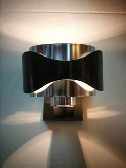 โคมไฟติดผนังภายใน 9580/1 BK