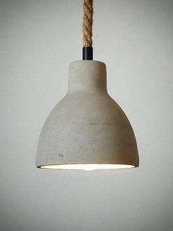 โคมไฟห้อย รุ่น BG001/1 คอนกรีตแท้สไตล์ลอฟท์มินิมอล