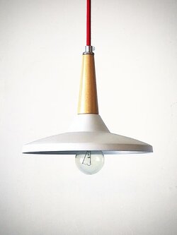 โคมไฟห้อย C006/1 ดีไซน์จานบิน มินิมอลสไตล์