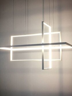 โคมไฟแขวนทรงเรขาคณิต MD2012A (WH) ดีไซน์โมเดิร์นสีขาว