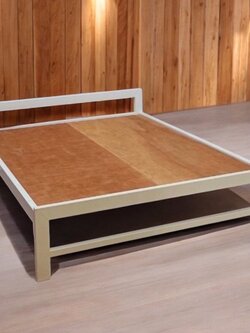 H-103 เตียงเหล็กชั้นเดียว 6 ฟุต หัวเรียบ