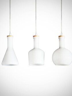 โคมไฟแขวน 5336 ชุด 3 แบบ ดีไซน์ขวดทดลอง สไตล์มินิมอล