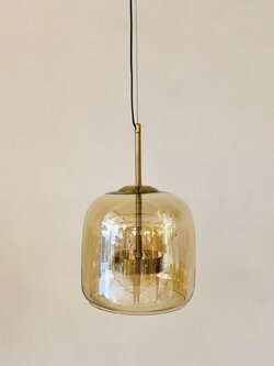 โคมไฟห้อย 11490/1S GD แก้วทรงกระบอก