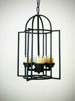 โคมไฟห้อยโมเดิร์นลอฟต์ รุ่น 8666-4 ดีไซน์กรงนก