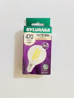 SYLVANIA หลอดไฟ รุ่น ToLEDo FIRA Ball 4W E14 แสงวอร์มไวท์