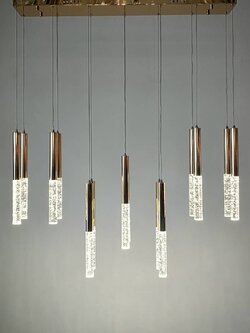 โคมไฟระย้าแท่งคริสตัล H7187-14