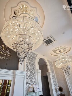 โคมไฟระย้าคริสตัล 7235 150H200 CR