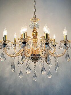 โคมไฟระย้าคริสตัล MD8933-10+5(N)