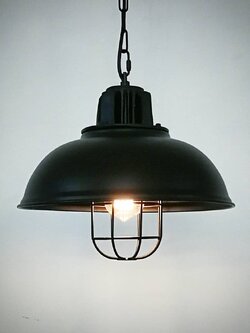 โคมไฟห้อย 9049(N) สไตล์โรงงาน ดำด้าน อินดัสเทรียลสุดเท่