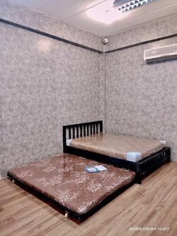 BM101-SL5 เตียงเหล็ก 5ฟุต สไลด์ 5ฟุต ราคารวมที่นอน