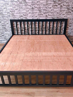 C3-100 เตียงเหล็กชั้นเดียว 6 ฟุต