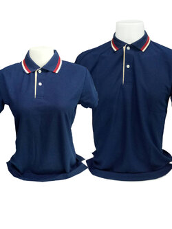 เสื้อโปโล น้ำเงินกรมท่า เนวี่บลู ราคาส่ง 3 ตัวขึ้นไป