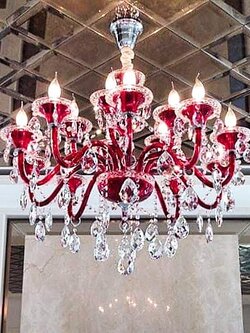 โคมไฟระย้าคริสตัล MD8926-10+5R