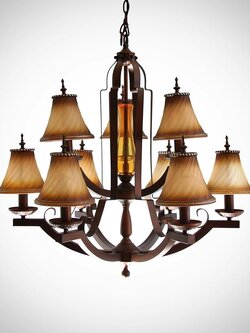 โคมไฟระย้า NS60178/9P ดีไซน์คลาสสิก หรูหรา วัสดุแก้ว