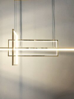 โคมไฟแขวน JYD1132-L1000 (G) ดีไซน์เรขาคณิต