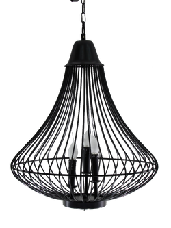 โคมไฟห้อย 80332/3L สไตล์กรงนกคลาสสิก หลอดเทียนวินเทจ