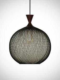 โคมไฟแขวน SP8001/1 ทรงกลมลวดตาข่ายลอฟท์โมเดิร์น