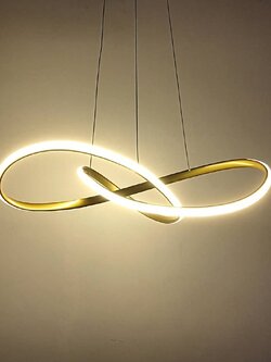 โคมไฟแขวน H866/600 ทรงอินฟินิตี้ LED วอร์มไวท์สุดหรู