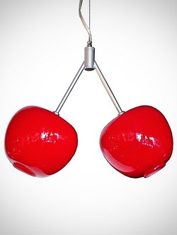 โคมไฟแขวน DPMD 4045/2L (RED) แก้วแดงสด ดีไซน์ไม่ซ้ำใคร