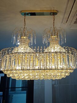 โคมไฟระย้าคริสตัล 6111 81x47 GD