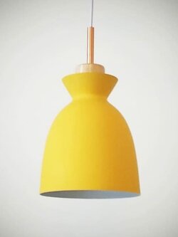 โคมไฟห้อย 9129-A สีเหลืองสดใส ดีไซน์มินิมอล เพิ่มความอบอุ่นให้ทุกมุม