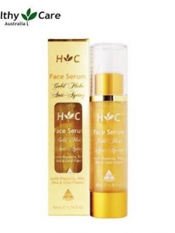 Anti Ageing Gold Flake Face Serum 50 ml. เซรั่มลดริ้วรอย รกแกะผสมทองคำ ขนาด 50 มิลลิกรัม