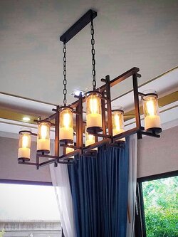 โคมไฟแขวน รุ่น SP9638-8 สไตล์ลอฟท์ ดีไซน์ทันสมัย