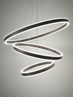 โคมไฟห้อยวงแหวน 3 ชั้น รุ่น P2192/400+600+800 หรูหราทันสมัย