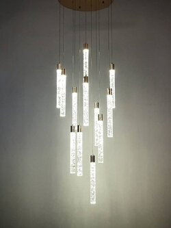 โคมไฟระย้าแท่งคริสตัล H7187-12