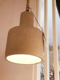 โคมไฟห้อย รุ่น BG006/1 คอนกรีตแท้ทรงกระบอกสไตล์ลอฟท์มินิมอล