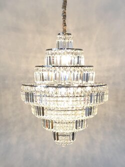 โคมไฟระย้าคริสตัล 22729/D600H950