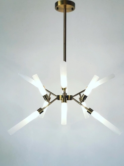 โคมไฟห้อย 7538-12 โมเดิร์นลักชูรี่ เหมาะกับบ้านหรู โถงเพดานสูง