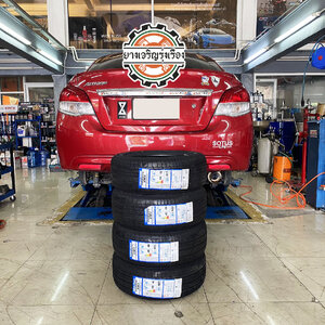 [TOYO TIRES PROXES CR1 ขนาด 165/55R15] MITSUBISHI ATTRAGE เข้ารับบริการเปลี่ยนยางรถยนต์ เน้นคุณภาพ โทร.086-569-1915