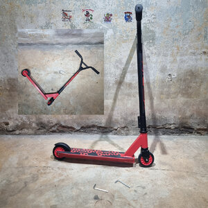 [0211] kid scooter 2ล้อ เบรกหลัง สำหรับเด็กโต เล่นท่าได้ สูง 83cm