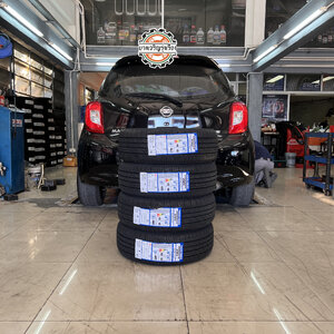 [TOYO TIRES PROXES CR1 88H ขนาด 195/60R15] NISSAN MARCH เข้ารับบริการเปลี่ยนยางรถยนต์ เน้นคุณภาพ ราคาเหมาะสม โทร.086-569-1915ราคาเหมาะสม โทร.086-569-1915