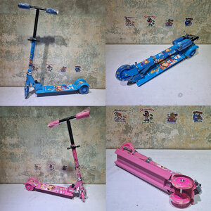 [0211] kid scooter 3ล้อ เบรกหลัง สำหรับเด็กเล็ก เริ่มต้น พับเก็บได้ พกพา สะดวก