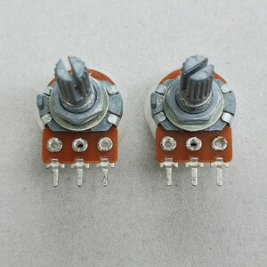 รูปตัวต้านทานปรับค่าได้ 3 ขา และ สัญลักษณ์ตัวต้านทานปรับค่าได้ 3 ขา