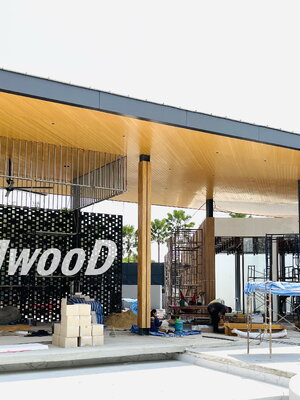 เปลี่ยนเสาเหล็ก H beam 0.30x0.30x6.00m ให้เป็นไม้