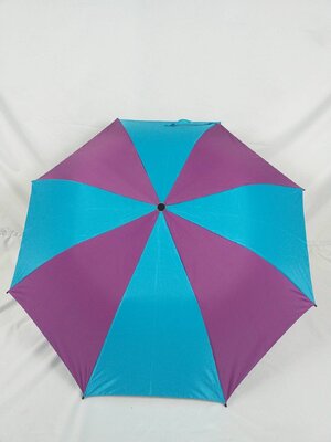 ร่มพับ 2 ตอน ผ้าสีฟ้าสลับสีม่วง กันUVโครงเหล็ก ซี่ 8 ก้าน ด้ามพลาสติก ผลิตในไทย ชิ้น 207#สี25+29 2020-08-28 11:16:36 2023-10-28 14:34:27