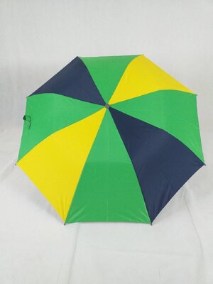 ร่มพับ 2 ตอน สลับ3สี ยูวีใน โครงเหล็กซี่ 8 ก้าน ด้ามพลาสติก ผลิตในไทย ชิ้น SKU-00242 2020-05-14 14:29:24 2020-09-26 13:48:05