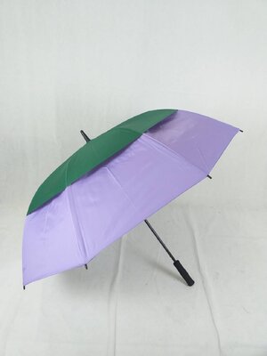 ร่มกอล์ฟ2ชั้น ขนาด30นิ้ว โครงไฟเบอร์ เคลือบยูวี เปิดออโต้ สีเขียวชั้นบนสีม่วงชั้นล่าง ชิ้น SKU-00115 2019-08-29 09:13:24 2023-12-23 09:16:51