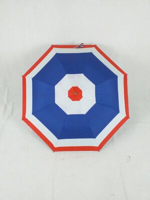 ร่มพับ 2 ตอน ลายธงชาติ ผ้าPG เนื้อผ้าหนา เคลือบยูวีใน กันแดด กันฝน แข็งแรง ชิ้น SKU-00282 2020-05-18 15:31:37 2020-07-31 14:45:27