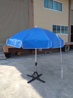 ร่มสนาม 40 นิ้ว สีน้ำเงิน ผ้าใบคลูนิล่อน โครงชุบโครเมี่ยม แข็งแรง ผลิตในไทย ชิ้น 40โครเมี่ยมสีน้ำเงิน 2020-05-19 12:04:12 2022-12-26 15:12:14