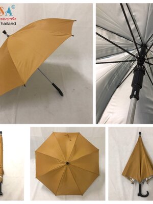 ร่มยาว ขนาด 24 นิ้ว UV สีไพร(พระ) ไม้เท้า ร่ม3in1 (รับสรีนโลโก้) ผลิตในประเทศไทย รับประกันคุณภาพ คัน 24141-3 2018-03-19 14:57:28 2020-08-01 15:04:23
