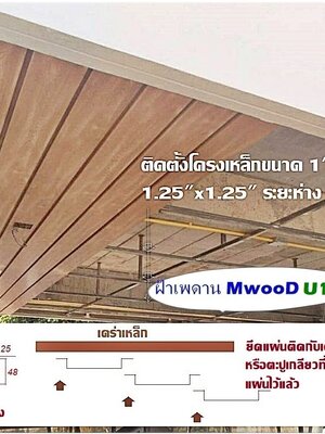 ขั้นตอนเทคนิคการติดตั้งไม้ฝ้า / ผนัง MwooD U16