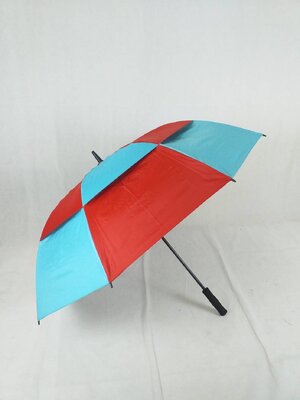 ร่มกอล์ฟ2ชั้น ขนาด30นิ้ว โครงไฟเบอร์ เคลือบยูวี เปิดออโต้ สีแดงสลีบสีฟ้าชั้นบนชั้นล่าง ชิ้น SKU-00121 2019-08-29 09:27:04 2023-12-23 09:21:57