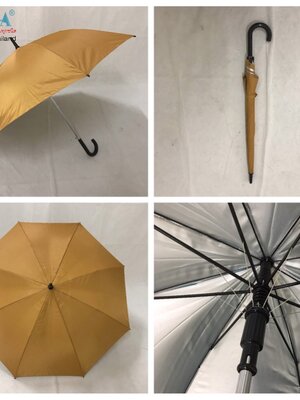 ร่มยาว ขนาด 24 นิ้ว UV ด้ามพลาสติกสีดำงอ สีไพร(พระ) (รับสกรีนโลโก้) ผลิตในประเทศไทย รับประกันคุณภาพ คัน 24142-3 2018-03-15 17:13:51 2020-08-01 15:05:52