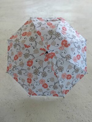 ร่มพับ 2 คอน กันยูวี ลายดอกไม้สดใสน่ารัก โครงเหล็ก ซี่ 8 ก้าน มือกาง ด้ามพลาสติก ผลิตในไทย ชิ้น 204-1#โอรส 2023-10-28 13:30:25 2023-10-28 13:35:17
